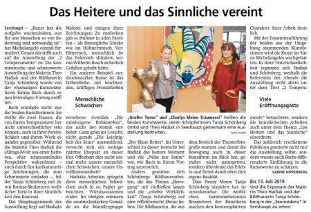 Weilheimer Tagblatt Artikel vom